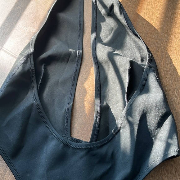 BLACK ONE-PIECE SWIMSUIT - Picture 4 of 5